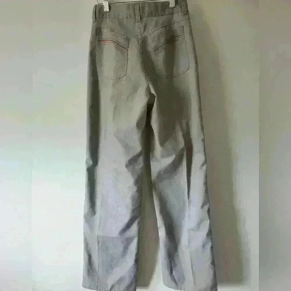 Pulse  high waisted wide leg grey casual pants. - Picture 5 of 6